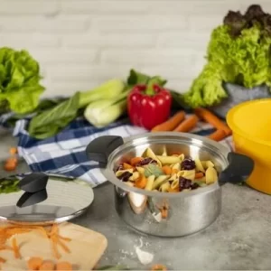 Kuhn Rikon Hotpan Servierkochtopf In Gelb 22 Cm / 3 L 15