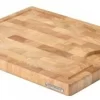 Continenta Tranchierbrett Aus Gummibaum Stirnholz 42 X 34 X 2,7 Cm 19
