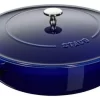 Staub Bräter Mit Chistera Drop-Structure In Dunkelblau 28 Cm / 22,5 Cm / 3,7 L / 8 Cm / 125,5 Cm / 5,8 Kg 8