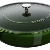 Staub Bräter Mit Chistera Drop-Structure In Basilikumgrün 28 Cm/ 3,7 L/ 125,5 Cm/ 5,8 Kg 16