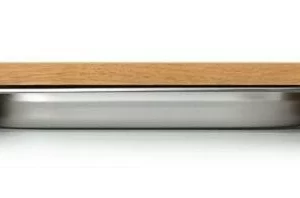 Continenta Schneidebrett Aus Eiche Mit Schublade 48 X 32,5 X 6 Cm 9