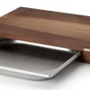 Continenta Schneidebrett Aus Walnuss Mit Schublade 48 X 32,5 X 6 Cm 8