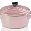 Le Creuset Mini Cocotte In Chiffon Pink Metallic 16