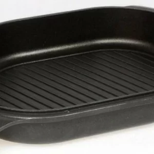 AMT Gastroguss AMT Bräter 41 X 28 Cm Aus Aluguss Für Induktion Bräterunterbau Mit Bräterdeckel 7