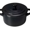 Le Creuset Mini Cocotte In Schwarz Glänzend 11