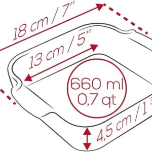 Appolia Auflaufform Quadratisch In Ecru 28 Cm / 2,7 Liter 33