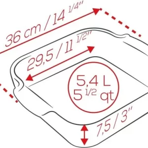 Appolia Auflaufform Quadratisch In Ecru 28 Cm / 2,7 Liter 39
