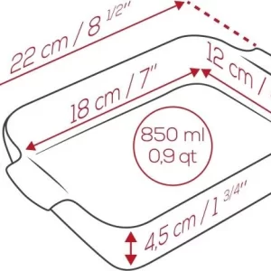 Appolia Auflaufform Rechteckig In Ecru 32 Cm / 2,7 Liter 24