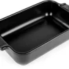 Appolia Auflaufform Rechteckig In Satin-schwarz 40 Cm / 5,2 Liter 32