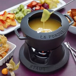 Staub Fondueset Aus Gusseisen In Schwarz 20 Cm / 12,5 Cm / 11,6 Cm / 2,3 L 15