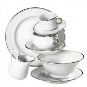 Pillivuyt Teller Paris Tief Mit Platinrand 6