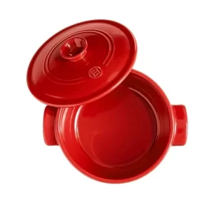 Emile Henry Schmortopf Rund In Granatapfel 26cm / 20 Cm / 11 Cm / 4 Liter / 3,3 Kg 7