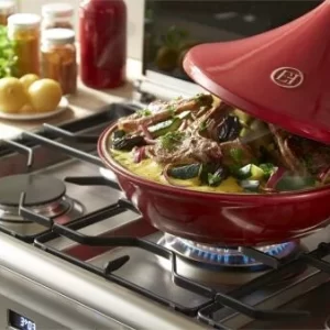 Emile Henry Tajine In Granatapfel 32 Cm/ 3,5 Liter/ 23 Cm / 20 Cm 15