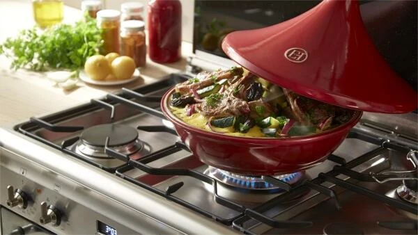 Emile Henry Tajine In Granatapfel 32 Cm/ 3,5 Liter/ 23 Cm / 20 Cm 6