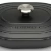 Le Creuset Oblong Signature In Schwarz 10