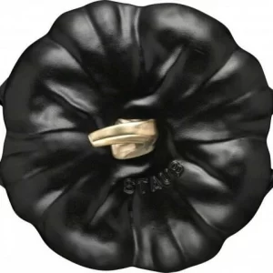 Staub Kürbis Cocotte Keramik In Schwarz 0,5 L / 16 Cm / 12,2 Cm / 10,5 Cm 9