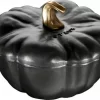 Staub Kürbis Cocotte Keramik In Schwarz 0,7 L / 18,5 Cm / 14,8 Cm / 11 Cm 19